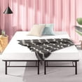 thumbnail image 4 of Zinus SmartBase Queen 14 inch Portable Folding Metal Platform Bed Frame, No Tools or Box Spring Needed, Black, 4 of 7