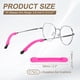 thumbnail image 2 of Cojines para las orejas de gafas Uxcell, 6 pares de agarre para gafas de 3-8mm, Rosa Roja, 2 of 7