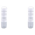thumbnail image 2 of Naiovety Contenedores de almacenamiento duraderos para alimentos - Contenedores de almacenamiento de gran capacidad de grado alimenticio y blanco 2piezas, 2 of 6