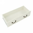 thumbnail image 5 of PORKISS 5 Drawer Dresser for Bedroom, Wood Chest of Drawers with Metal Handle, Farmhouse Modern Storage Cabinet Dresser Organizer for Living Room, Closet, Hallway, White+Brown, 5 of 10