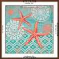 thumbnail image 5 of Art.com Coral Cove Shells II Art Print by Paul Brent, Brown Frame Wall Art, 29" x 29", 5 of 5