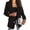 Black, variant on Dressy Blazers for Women Long Sleeve Open Front Suit Jackets Lightweight Casual Blazer Outerwear Work Clothes Ladies Clothes