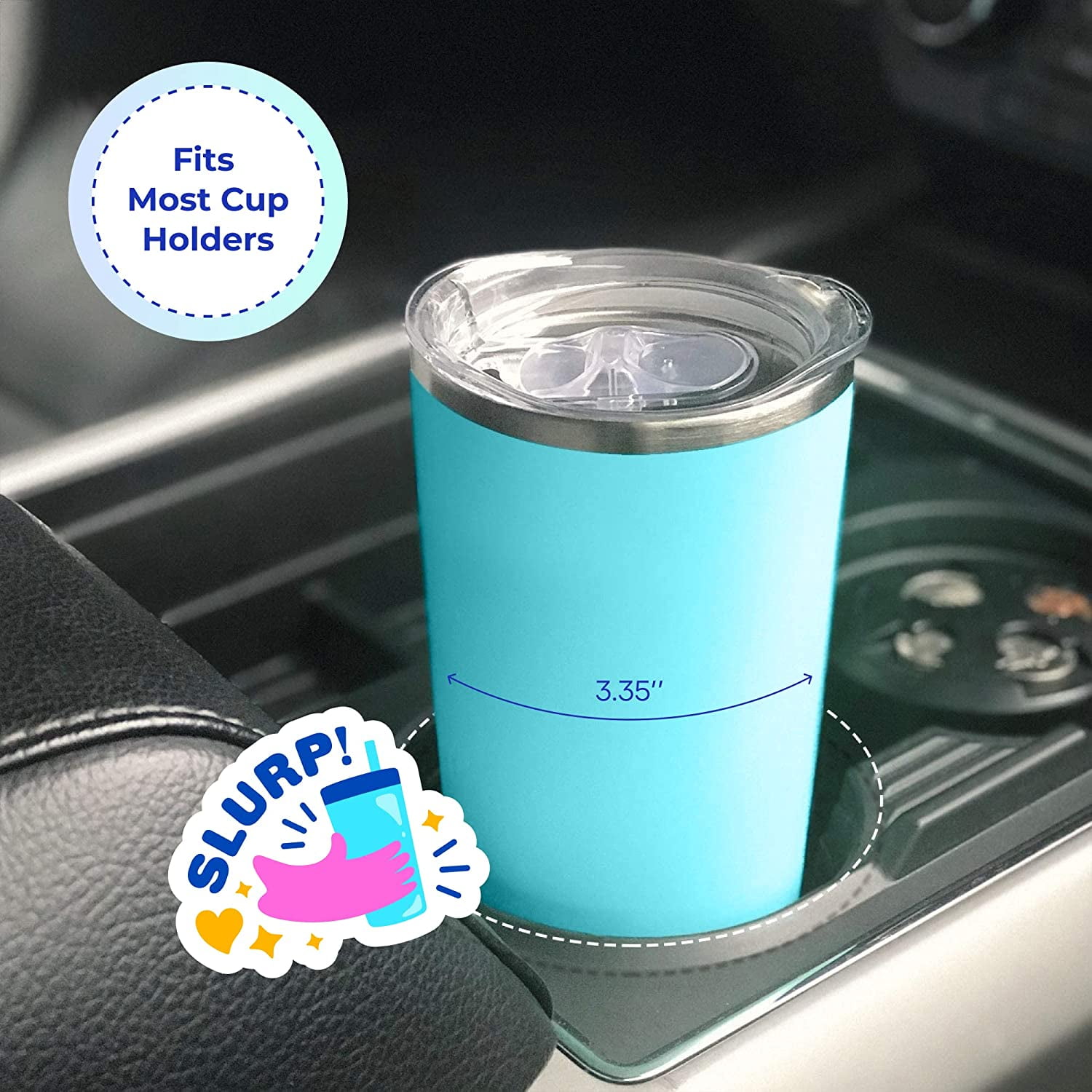 well behaved women blue tumbler