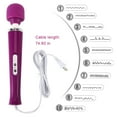 thumbnail image 5 of YOPTOP Wand Massager with 10 Speeds and Vibration Patterns Body Massager for Back Neck 360° Bendable Purple,pink, 5 of 5