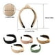 thumbnail image 4 of Minnieouse Diadema tejida a la moda, fácil de usar, crea un estilo encantador, diadema ligera con aro para el pelo para mujer, verano Accesorio para el cabello Rosado, 4 of 6