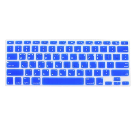 Korean Silicone Keyboard Skin Cover Dark Blue for Apple Macbook Air 13 15