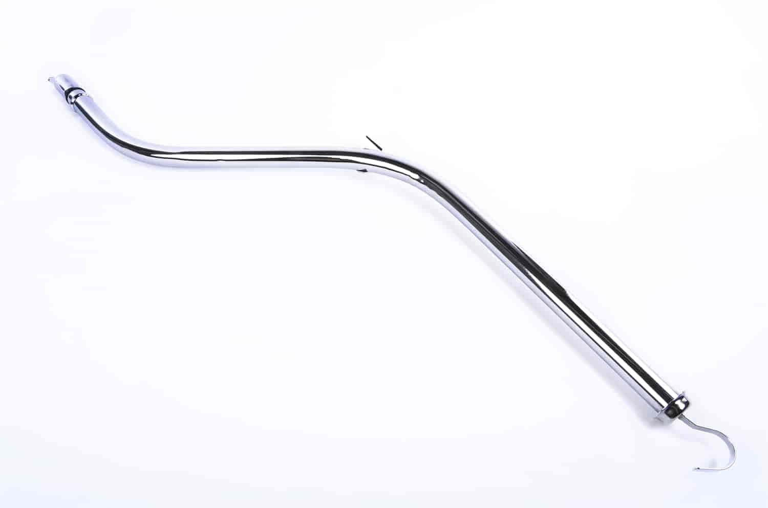 JEGS 61586 Chrome Transmission Oil Dipstick Fits GM Turbo 350