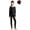 Charcoal Grey, variant on Merino.tech Kids' Merino Wool Base Layer Set with Cuff Beanie, Black, Size L