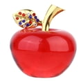 thumbnail image 3 of 1Pc Crystal Apple Figurines Simulation Apple Sculpture Figurines Apple Gift Glass Art Craft for Home Decoration (Random Color Crystal ), 3 of 8