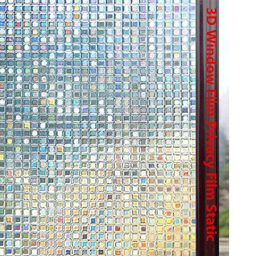 3D Window Film Privacy Film Static Decorative Film Anti UV Square Mosaic Film 3D Window Film Privacy Film Static Decorative Film Anti UV Square Mosaic Film