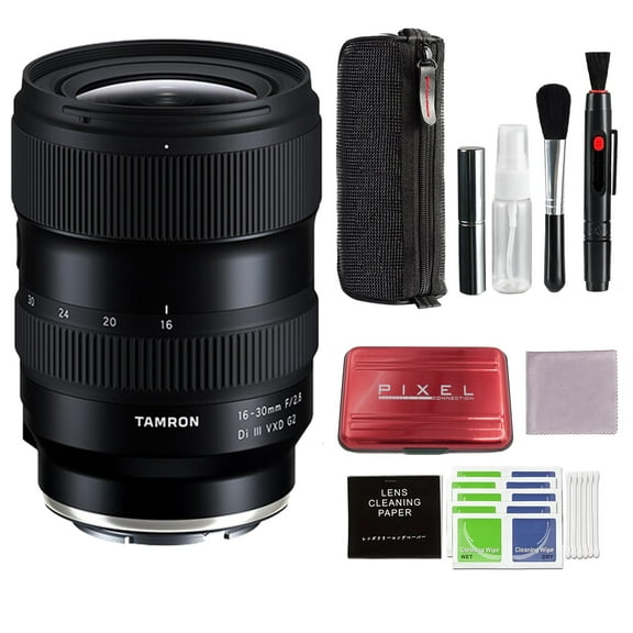 Tamron 16-30mm f/2.8 Di III VXD G2 Lens Compatible with Sony E Mount with Advance Accessories and Travel Bundle | AFA064S700 | Tamron 16-30mm Lens