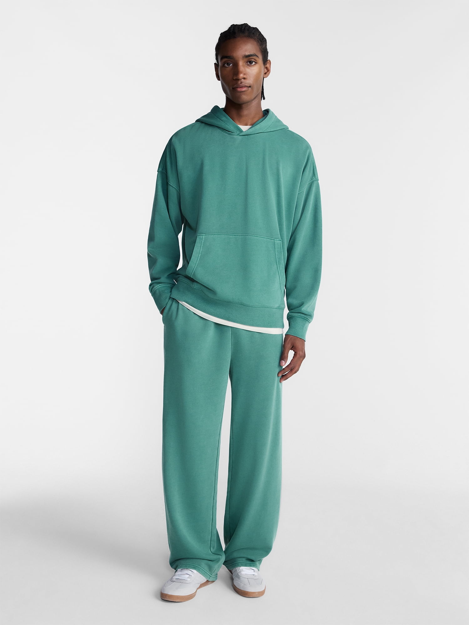 No Boundaries Oversized Hoodie with Long Sleeves, Men's XS-4XLT