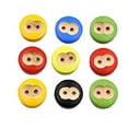 thumbnail image 4 of Minnieouse 100 Pieces Wood Buttons Mixed Cartoon Button Animals Style Fasteners Accessories Crafts Cute Scrapbooking Monkey Headwear Type2, 4 of 6