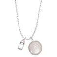 thumbnail image 1 of Delight Jewelry Silvertone 3-D Ambulance - To the World You are a Mother Locket Necklace, 1 of 4