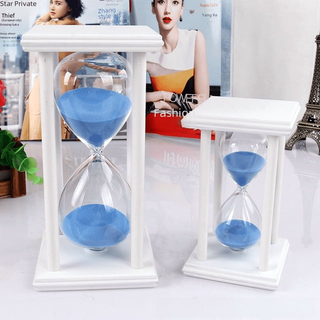Regalos creativos de 5 a 60 minutos, adornos para regalos de cumpleaños para enviar a amigos y compañeros de clase, reloj de arena de cuatro columnas