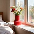 thumbnail image 6 of Cheapark Plastic Vase With Ceramic Look Non Breakable Tabletop Decorative Art Vase For Home Wedding Bookshelf Decor, 6 of 6