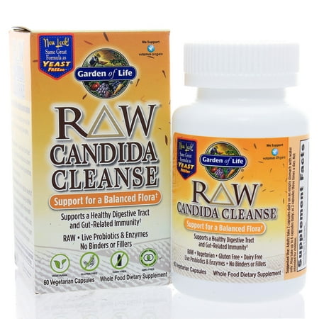 Garden of Life, RAW Candida Cleanse 60 vcaps