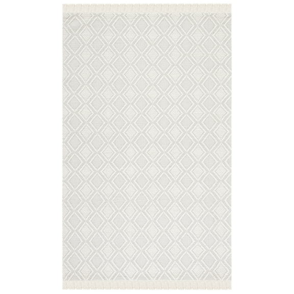 SAFAVIEH Natura Cemal Diamond Area Rug, Ivory, 8' x 10'
