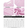 thumbnail image 7 of Avidlove Women Button Down Front Dusters Housecoat Oversized Nightgown Short Sleeve Lounge Dress Sleepwear with Pockets, 7 of 7