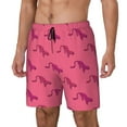 thumbnail image 2 of Fotbe Leopard Print Men’s Swim Trunks Quick Dry Swim Shorts Board Shorts with Mesh Lining-3X-Large, 2 of 9