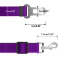 thumbnail image 2 of Cables de seguridad ajustables para cinturón de seguridad de perro y gato, arnés para vehículo, tela de nailon, 6 uds., 2 of 5