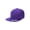 PURPLE, variant on Adult Unisex 6-Panel Structured Flat Visor Classic Snapback