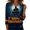 Dark Blue #091, variant on Halloween Womens Shirts Funny 3/4 Sleeve Pullover Horror Bat Printed T Shirts Spooky Crew Neck Tops Holiday Three Quarter Length Blouses, XL