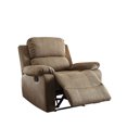 thumbnail image 4 of DeeHome ACME Bina Recliner (Motion) in Taupe Polished Microfiber 59527, 4 of 5