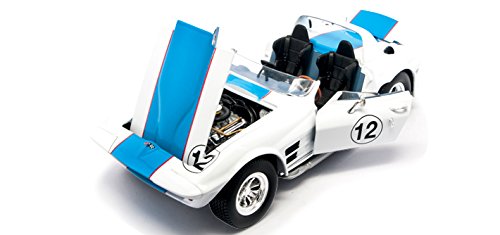 Road Signature 92698W 1964 Chevrolet Corvette Grand Sport Roadster No.12 White 1 for sale online