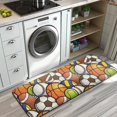 thumbnail image 3 of Baseball Football Pattern Kitchen Rug Mat,Kitchen Runner Rugs Non Skid Washable,Decorative Kitchen Floor Mats for Kitchen,Sink,Laundry,17"x47.2", 3 of 7