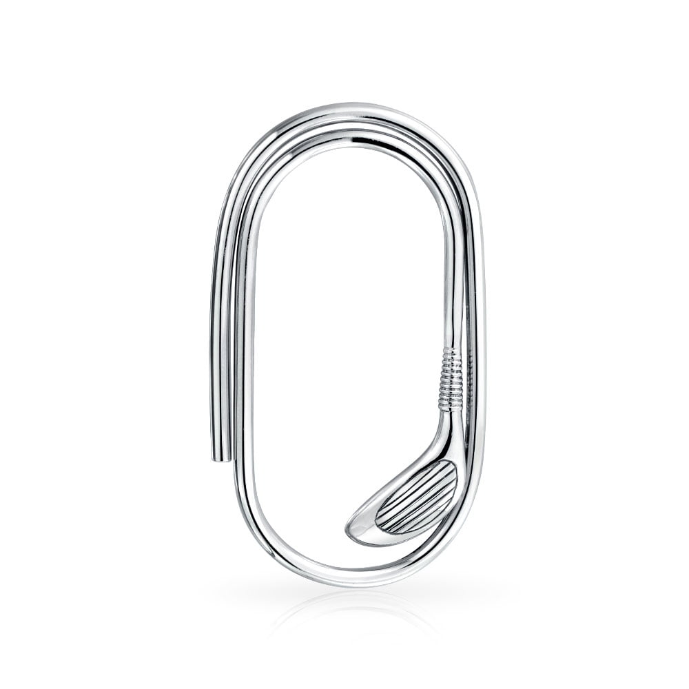 Good Luck Horseshoe Money Clip For Men Equestrian Graduation Engravable Credit Card 925 Sterling Silver Customize 