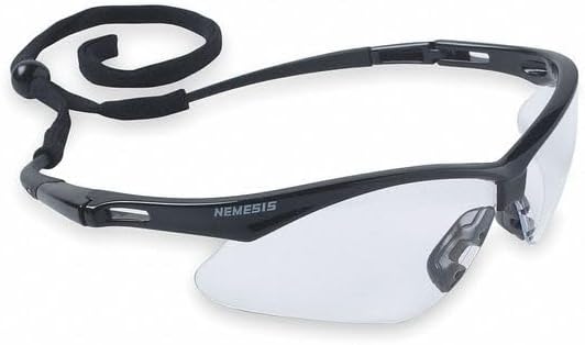 Jackson 138-25692 Nemesis Safety Glasses, Black Frame, Shade 3.0 Ir & Uv Lens
