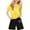 Yellow, variant on MUXiin Girls Outfits Size 10-12 Graphic Print T Shirt and Shorts Outfits Set Crew Neck Casual Activewear Clothing Set for Girls Preppy Clothes for 8-9 Years