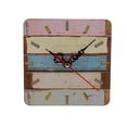 thumbnail image 1 of Reloj de pared de dibujos animados de estilo de madera sin tictac Retro, temporizador cuadrado, cocina, sala de estar, dormitorio Eigraketly JJ20428-03, 1 of 4