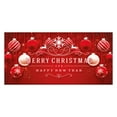 thumbnail image 2 of Kearding Excelente mano de obra Banner de tela de fondo de Feliz Navidad Banner de puerta de garaje de Feliz Navidad Kits de decoración para fiestas D, 2 of 6