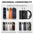thumbnail image 3 of USB C Fast Charger 2-Pack 20W USB-C Charger Block-6Ft Type C Cable Compatible with iPhone 17/16/15, Samsung Galaxy S26/S25 Ultra/S24+/S23 Ultra/S23/S23+/S22/S22 Ultra/S22+/Note 20-Black, 3 of 7