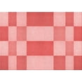 thumbnail image 1 of Ahgly Company Machine Washable Indoor Rectangle Transitional Pastel Pink Area Rugs, 4' x 6', 1 of 7