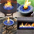 thumbnail image 3 of duomi-Onlyfire 10 pounds Fire Glass for Propane Fire Pit and Gas Fireplace, 1/2-Inch Reflective Firepit Glass Rocks for Fire Pit Table and Fire Bowl, Cobalt Blue, 3 of 4