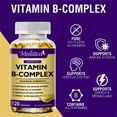 Mulittea Vitamin B Complex 120 Capsules, Reduce Stress & Supports