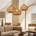 thumbnail image 2 of Arturesthome Handmade Rattan Pendant Light, 2 of 10
