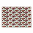 thumbnail image 1 of Luau Cutting Board, Artwork of Flowers of Tropical Places, Decorative Tempered Glass Cutting and Serving Board, in 3 Sizes, by Ambesonne, 1 of 2