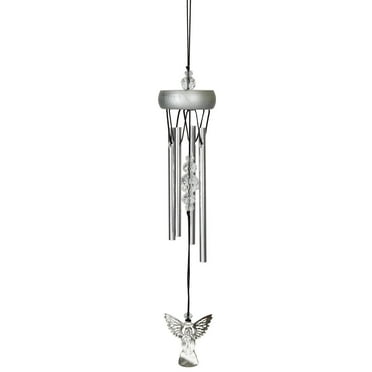 Woodstock Windchimes Chime Fantasy Angel, Wind Chimes For Outside, Wind Chimes For Garden, Patio, and Outdoor Décor, 10"L