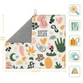 thumbnail image 3 of XMXT Microfiber Drying Mats, Colorful abstract Hand Painting Absorbent Dish Drying Mat for Kitchen Counter, 16 x 18 inches, 3 of 9