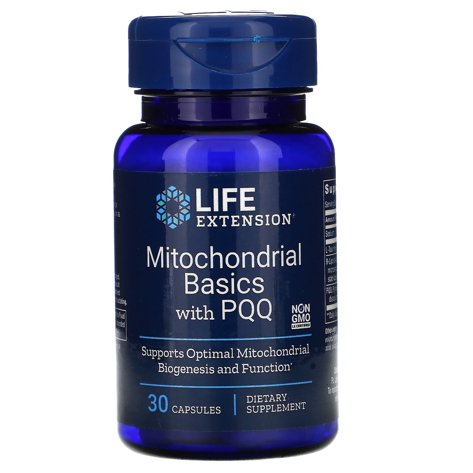 Life Extension Mitochondrial Basics with PQQ, 30 Capsules
