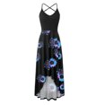 thumbnail image 3 of SMihono Robe d'Été Grande Taille pour Femmes 2023 Robes pour Femmes Été Grande Taille Manches Courtes Ample à Fleurs Longues Robes Robe d'Été Robes Boho, 3 of 4