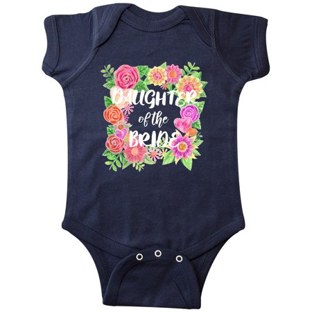 

Inktastic Daughter of the Bride- Flower Bouquet Gift Baby Girl Bodysuit