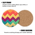thumbnail image 3 of BaHomeck Drink Coasters Set of 4 with Holder Colorful pattern with retro style Water Absorbent Ceramic Coasters Tabletop Protection,Suitable for Various Cup ,Home Decor, 3 of 4