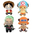 thumbnail image 2 of Figuras de Anime de One Piece para niños, juguetes de peluche de Zoro, Luffy, Chopper, Ace Law, bonitos colgantes de peluche de dibujos animados, regalo de Navidad, nuevo, 25CM Fivean  unisex, 2 of 2