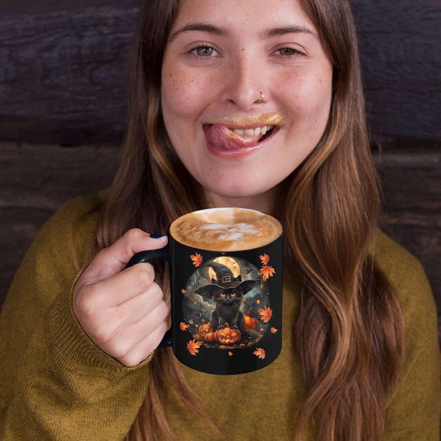 Halloween Mug Cute Halloween Pumpkin Mug Halloween Theme Ceramic Mug 11oz Mug For Daily For Present