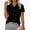 Black |#28, variant on Women's Polo Shirts Cotton Pique Short Sleeve Collared 3 Button Summer Tops Work,Casual,Golf Shirt Pink M